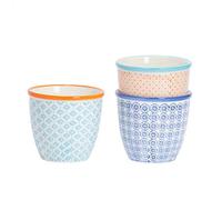 Nicola Spring Hand Printed Plant Pots - 13.8Cm - Floral