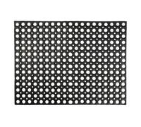 Nicola Spring Heavy Duty Door Mat - 80 X 60Cm - Rubber Indoor Outdoor Floor Mat Dirt Trapper Rug Non Slip Doormat