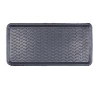 Nicola Spring Heavy Duty Rubber Boot Tray - 80 X 40Cm - Black