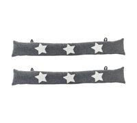 Nicola Spring Herringbone Draught Excluders - 78.5Cm - Star - Pack Of 2