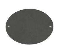 Nicola Spring Linea Oval Blank Slate House Sign - 20Cm X 15Cm