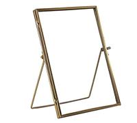 Nicola Spring Metal Photo Frames - Fits Photo Size 6 x 8 (14 x 20cm) - Pack of 5 - Rose Gold A5 Picture Frame Portrait Orientation Freestanding Photo Frame Photo Certificate Display Poster Frame