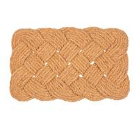 Nicola Spring Natural Coir Knotted Door Mat - 68Cm X 43Cm