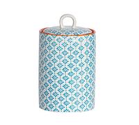 Nicola Spring Patterned Kitchen Canister - 1 Litre - Blue