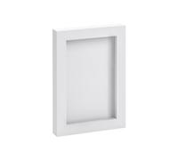 Nicola Spring Photo Frame - Fits Photo Size 4 x 6 (10 x 15cm) - Pack of 1 - White Picture Frame Wall Mounted Small Portrait with Stand Freestanding Certificate Poster Display