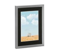 Nicola Spring Photo Frame With A5 Mount - A4 (8" X 12") - Grey/black
