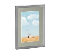 Nicola Spring Photo Frame With A5 Mount - A4 (8" X 12") - Grey/grey
