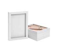 Nicola Spring Photo Frames - A5 (6" X 8") - White - Pack Of 5