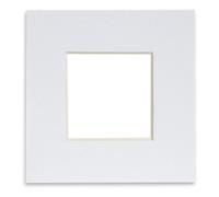 Nicola Spring Picture Mount For 10 X 10" Frame - Photo Size 8 X 8" - White