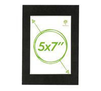 Nicola Spring Picture Mount For 5 X 7" Frame - Photo Size 4 X 6" - Black