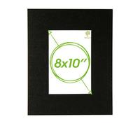 Nicola Spring Picture Mount For 8 X 10" Frame - Photo Size 4 X 6" - Black