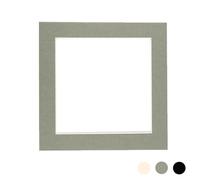 Nicola Spring Picture Mount For 8 X 8" Frame - Photo Size 6 X 6" - Grey