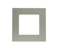 Nicola Spring Picture Photo Mount - To Fit Frame Size 10 x 10 for Image Size 6 x 6 - Grey
