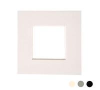 Nicola Spring Picture Photo Mount - To Fit Frame Size 4 x 4 for Image Size 2 x 2 - Ivory
