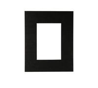 Nicola Spring Picture Photo Mount - To Fit Frame Size 8 x 10 for Image Size 4 x 6 - Black