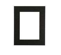 Nicola Spring Picture Photo Mount - To Fit Frame Size 8 x 10 for Image Size 5 x 7 - Black
