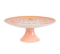 Nicola Spring Pink Bunny Cake Stand - 27Cm - Pink