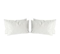 Nicola Spring Rectangle Velvet Cushions - 60Cm X 40Cm - Cream - Pack Of 4