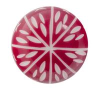 Nicola Spring Resin Cabinet Knob - Dark Red