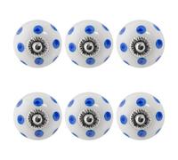 Nicola Spring Round Ceramic Cabinet Knobs - Navy Spot - Pack Of 6