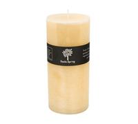 Nicola Spring Round Vanilla Pillar Candle - 140 Hours - Cream