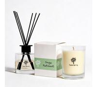 Nicola Spring Sage Retreat Scented Candle & Diffuser Set - 160G Natural Soy Wax Candle & Home Air Freshener Set
