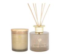 Nicola Spring Scented Candle & Reed Diffuser Set - 130G - Green Pomelo & Passion Fruit
