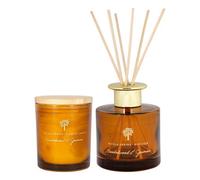 Nicola Spring Scented Candle & Reed Diffuser Set - 130G - Sandalwood & Jasmine