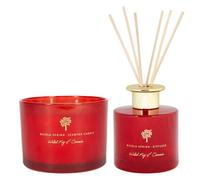 Nicola Spring Scented Candle & Reed Diffuser Set - 350G - Wild Fig & Cassis