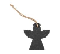 Nicola Spring Slate Christmas Tree Decoration - 7 X 7Cm - Angel