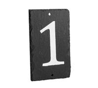 Nicola Spring Slate House Sign - 9 X 14.5Cm - Number 1