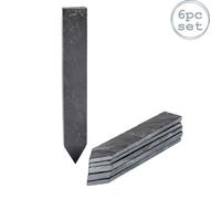 Nicola Spring Slate Plant Markers - 2 X 15.5Cm - Natural - Pack Of 6