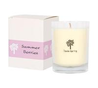 Nicola Spring Soy Wax Scented Candle 160g - Summer Berries Fragrance - 28 Hour Burn Time Eco-Friendly Jar Candle for Relaxation, Aromatherapy, Luxury Gifting & Home Décor