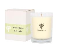Nicola Spring Soy Wax Scented Candle 160g - Vanilla Sands Fragrance - 28 Hour Burn Time Eco-Friendly Jar Candle for Relaxation, Aromatherapy, Luxury Gifting & Home Décor