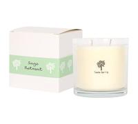 Nicola Spring Soy Wax Scented Candle 400g - Sage Retreat Fragrance - Double Wick 45 Hour Burn Eco-Friendly Large Jar Candle for Relaxation, Aromatherapy, Home Décor & Luxury Gifting