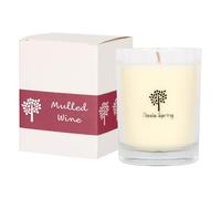 Nicola Spring Soy Wax Scented Candle with Jar - 160g - Mulled Wine - 1x Small Single Wick Birthday Christmas Mothers Day Valentine Aromatherapy Gift Gifts | 28 Hour Burn Time
