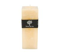 Nicola Spring Square Vanilla Pillar Candle - 110 Hours - Cream - Long-Lasting Vanilla Candle Home Fragrance Aromatherapy