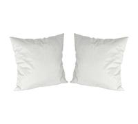 Nicola Spring Square Velvet Cushions - 55Cm X 55Cm - Cream - Pack Of 2