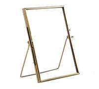 Nicola Spring Standing Metal Photo Frame - 5" X 7" - Rose Gold