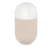 Nicola Spring Stoneware Cereal Bowls - 14Cm - Beige - Pack Of 6