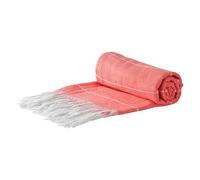 Nicola Spring Turkish Cotton Bath Towel - 173 x 92cm - Cantaloupe - Pack of 1 - Lightweight & Absorbent Large Adults Drying Beach Towel Bathroom Gym Cloth Sauna Hammam Shower Sheet