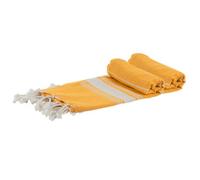 Nicola Spring Turkish Cotton Bath Towels - 170 X 90Cm - Mustard - Pack Of 2