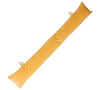 Nicola Spring Velvet Draught Excluder - 80cm x 12cm in Yellow | Size: 80 cm x 12 cm Nicola Spring Yellow 80 cm x 12 cm