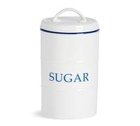 Nicola Spring White Farmhouse Sugar Canister - 11cm Nicola Spring White
