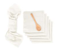 NiCoLa Table Cloth Napkins, 6 Pack Cotton Napkins with Fringe 42 x 42 cm, Dinner Napkins Soft 100% Cotton for Weddings Party Dinner Christmas Daily Use