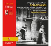 Nicolai Ghiaurov; Victor von Halem; Gundula Janowitz; Stuart Burrows; Teresa Zylis-Gara; Geraint Evans; Rolando Panerai; Olivera Miljakovic; Konzertvereinigung Wiener Staatsopernchor; Wiener Philharmoniker; Herbert von Karajan - Wolfgang Amadeus Mozart: Don Giovanni (1970 Live Recording)
