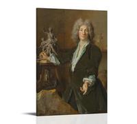 Nicolas De Largillière Paint (The Sculptor Nicolas Coustou in His Atelier) Poster Aesthetic Canvas Wall Art for Home Decoration 20x30inch(50x75cm)
