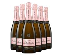 Nicolas Feuillatte Réserve Exclusive Rosé Champagne | 6 x 75 ottles | 12% ABV | French Rosé Sparkling Wine | Fruity Crisp Blend | Chardonnay Pinot Noir Meunier