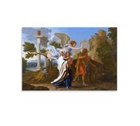 Nicolas Poussin And The Fairies of Satyr Poster Wall Art Poster Prints Home Decor Picture Canvas Painting Posters 24x36inch(60x90cm)