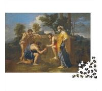 Nicolas Poussin Puzzle Toy World-famous Paintings Jigsaw Puzzles 1000 Pieces Poster Fine Art Wooden Puzzles Decompression And Entertainment 1000 Pcs, Oil Painting Puzzle